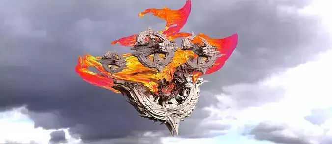 Dragon City chariot stand