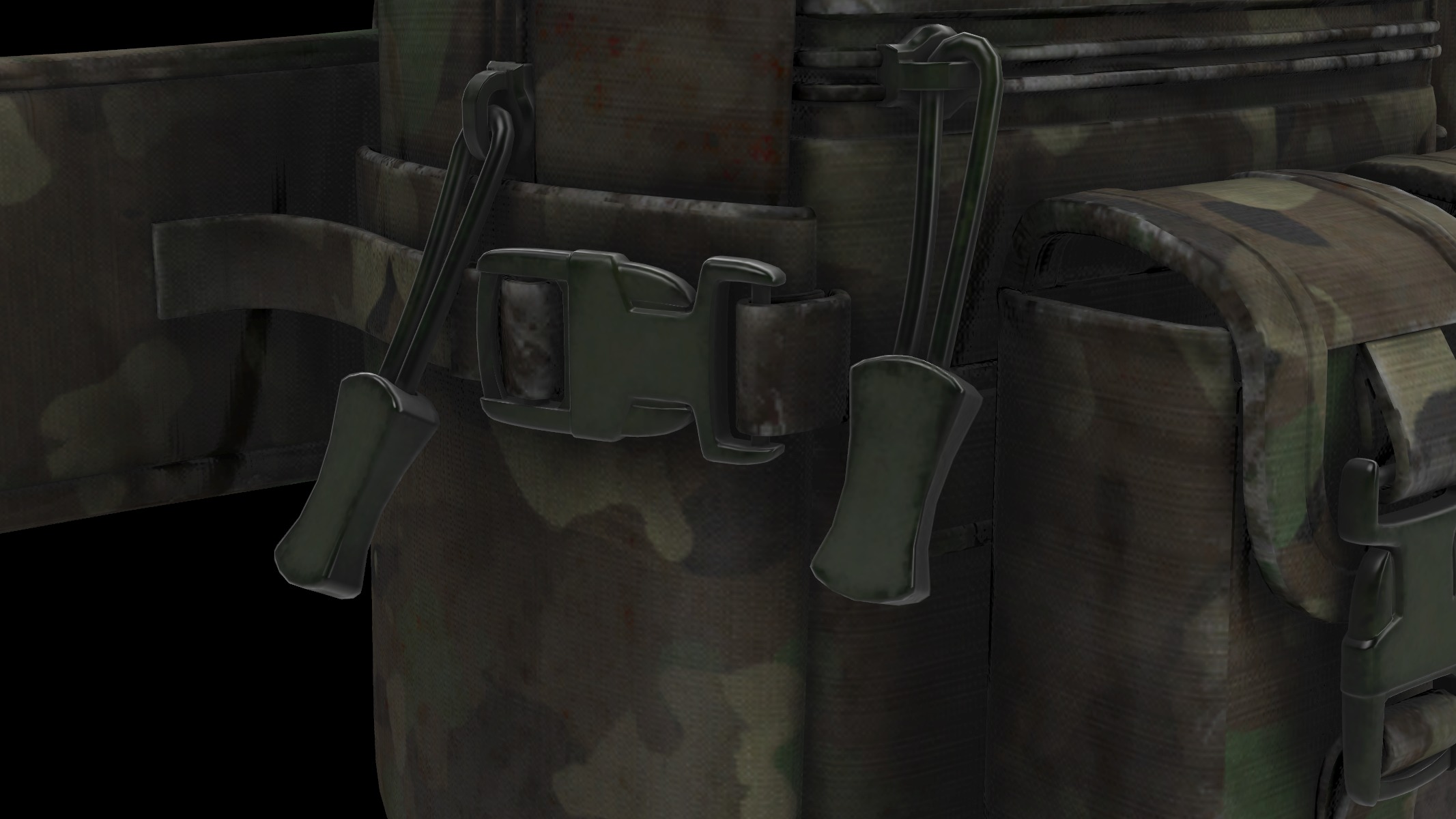 multi pouch bag 3D model_5