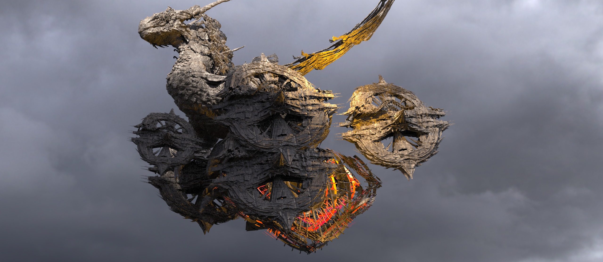 Dragon City chariot 8  3D model_1