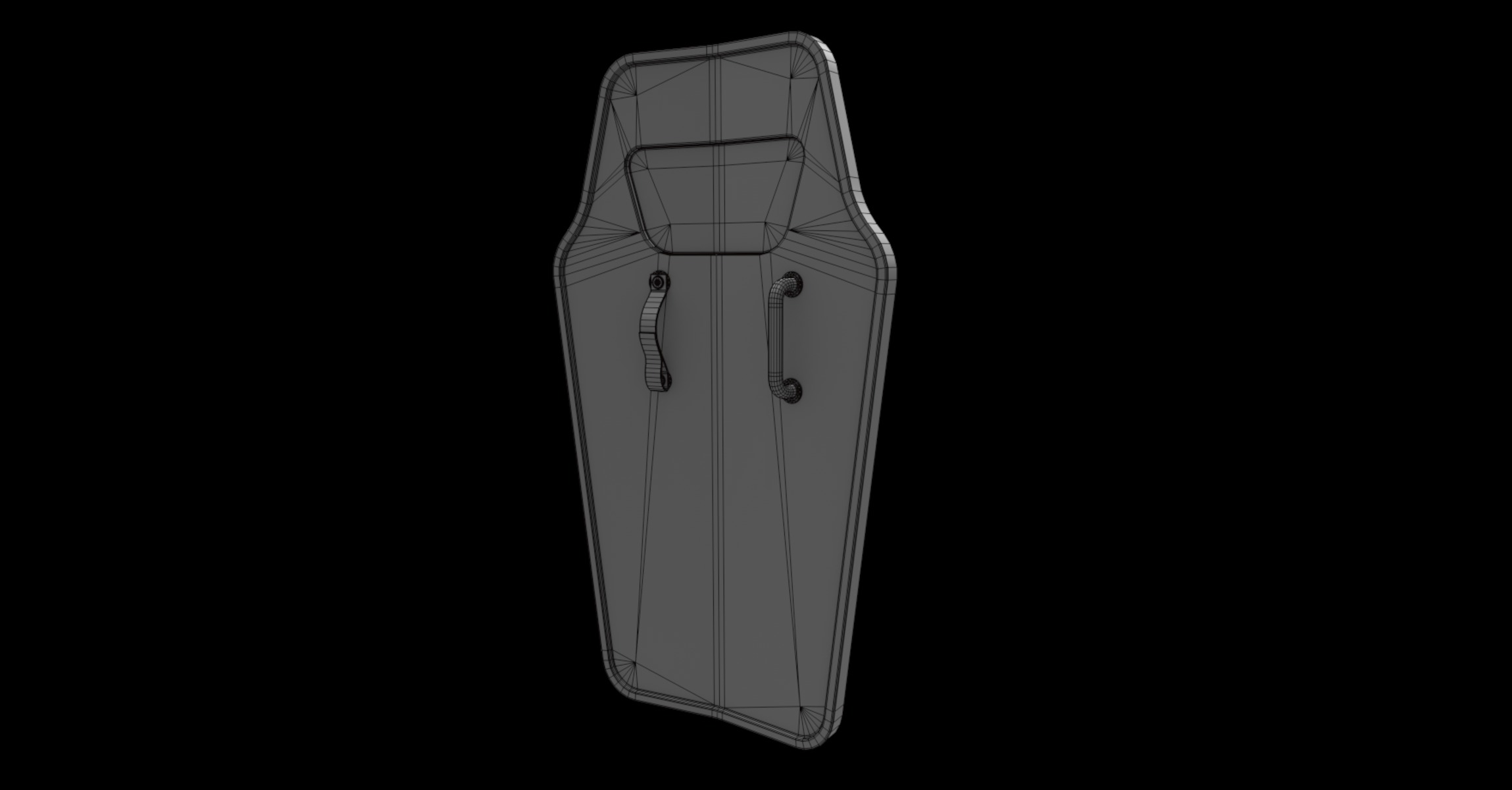 police shield 03 3D model_5