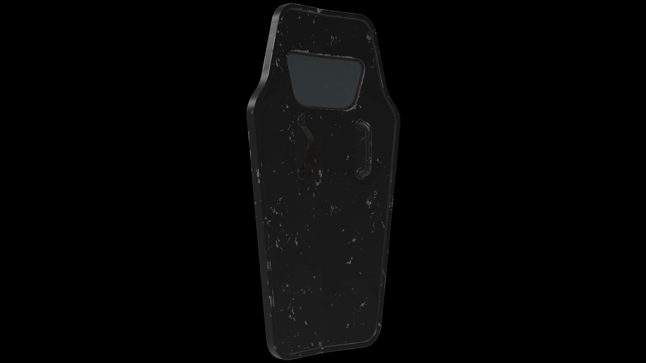 police shield 03 3D model_2