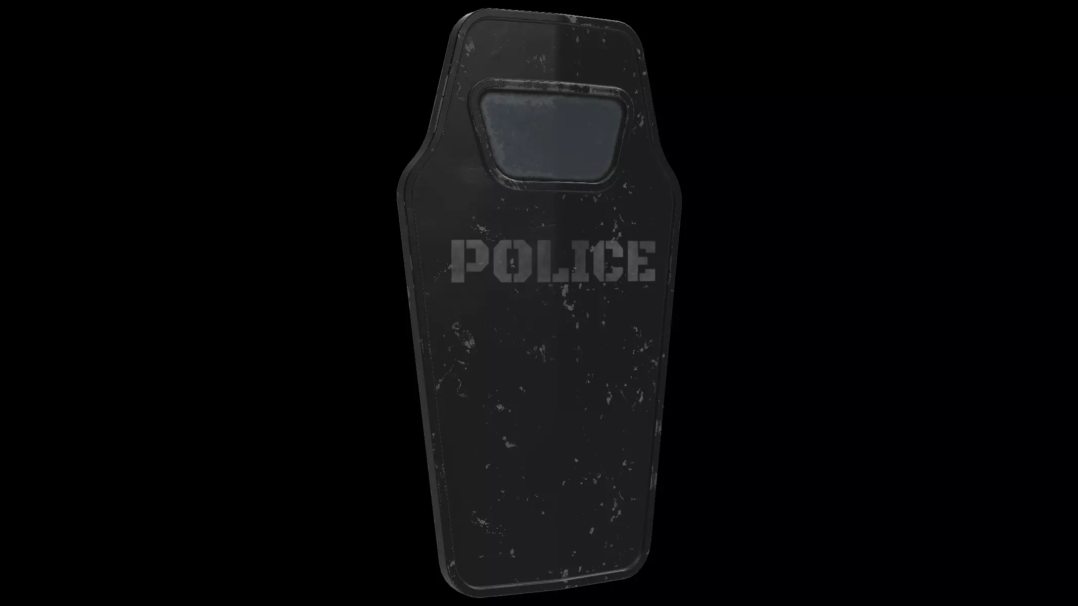police shield 03 3D model_0