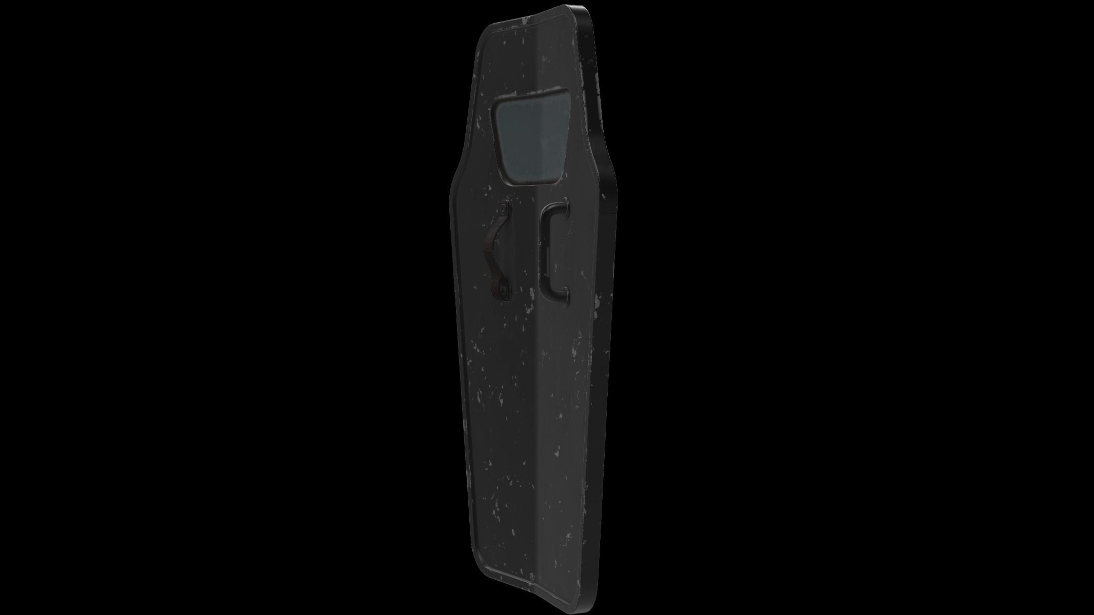 police shield 03 3D model_1