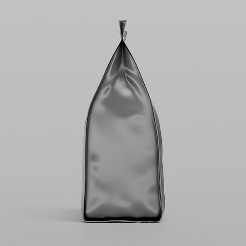 Food Packaging Quattro Seal Bag Package 3D Mockup 3D model 4