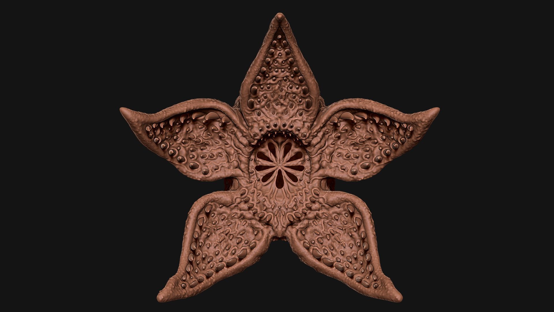 Demogorgon Mask - Stranger Things Cosplay 3D print model_30