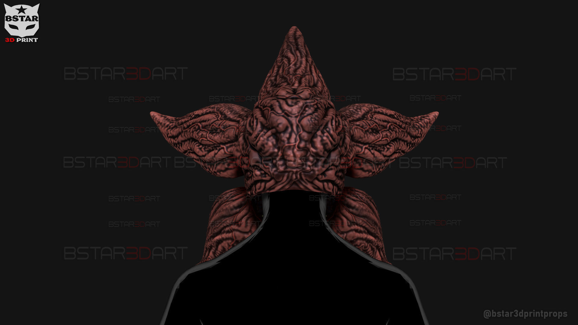 Demogorgon Mask - Stranger Things Cosplay 3D print model_20