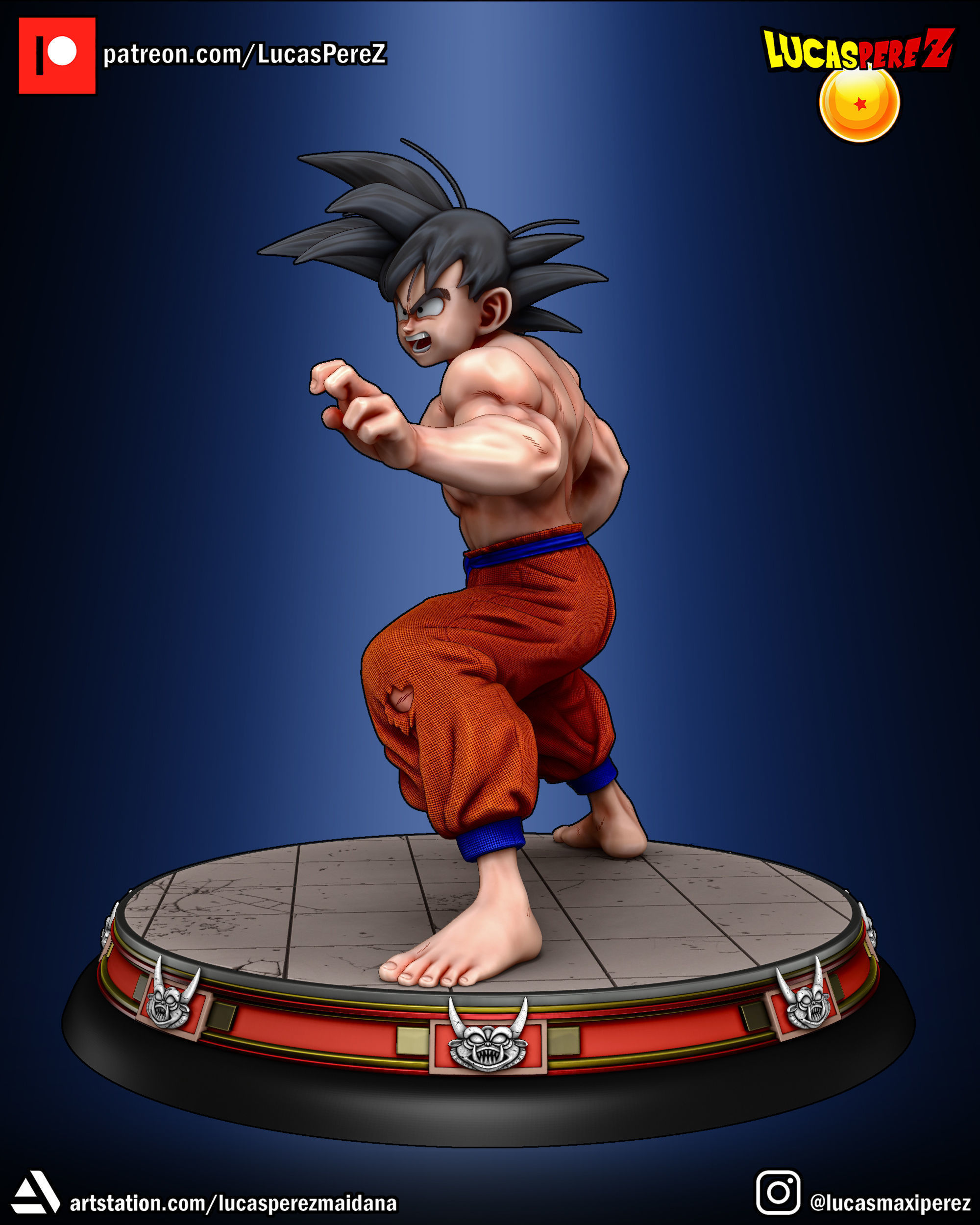 GOKU TORNEO 3D print model_2