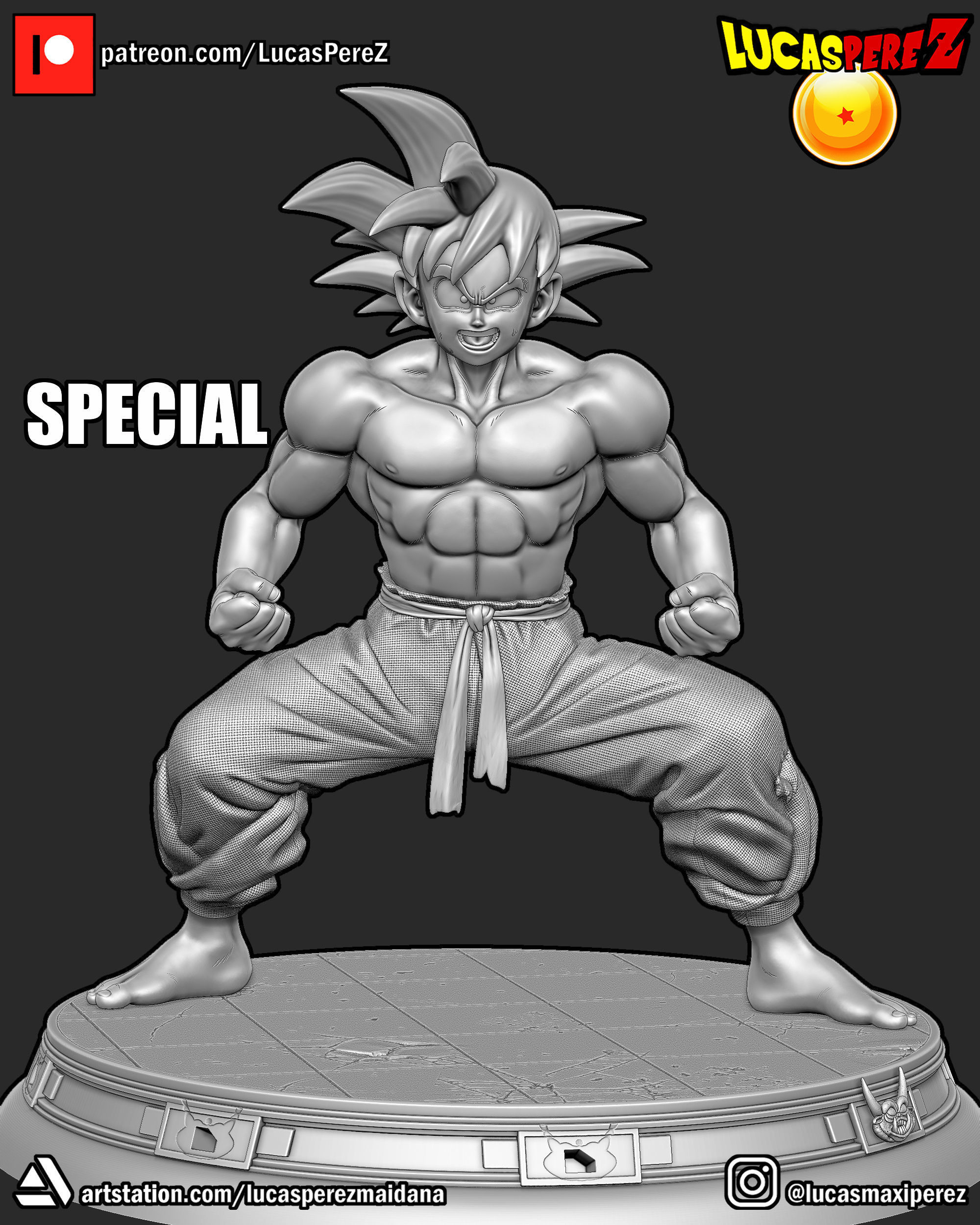 GOKU TORNEO 3D print model_10