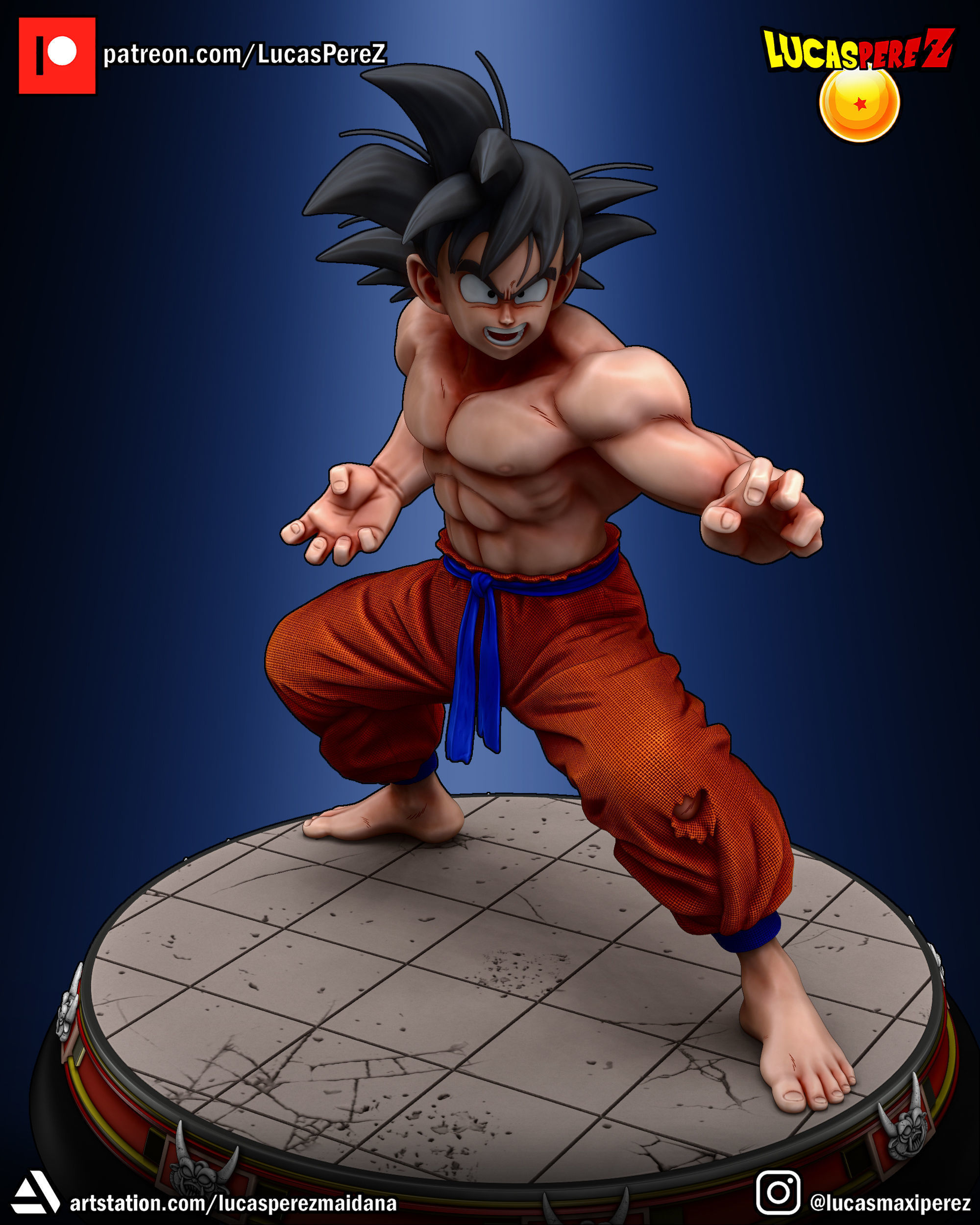 GOKU TORNEO 3D print model_7