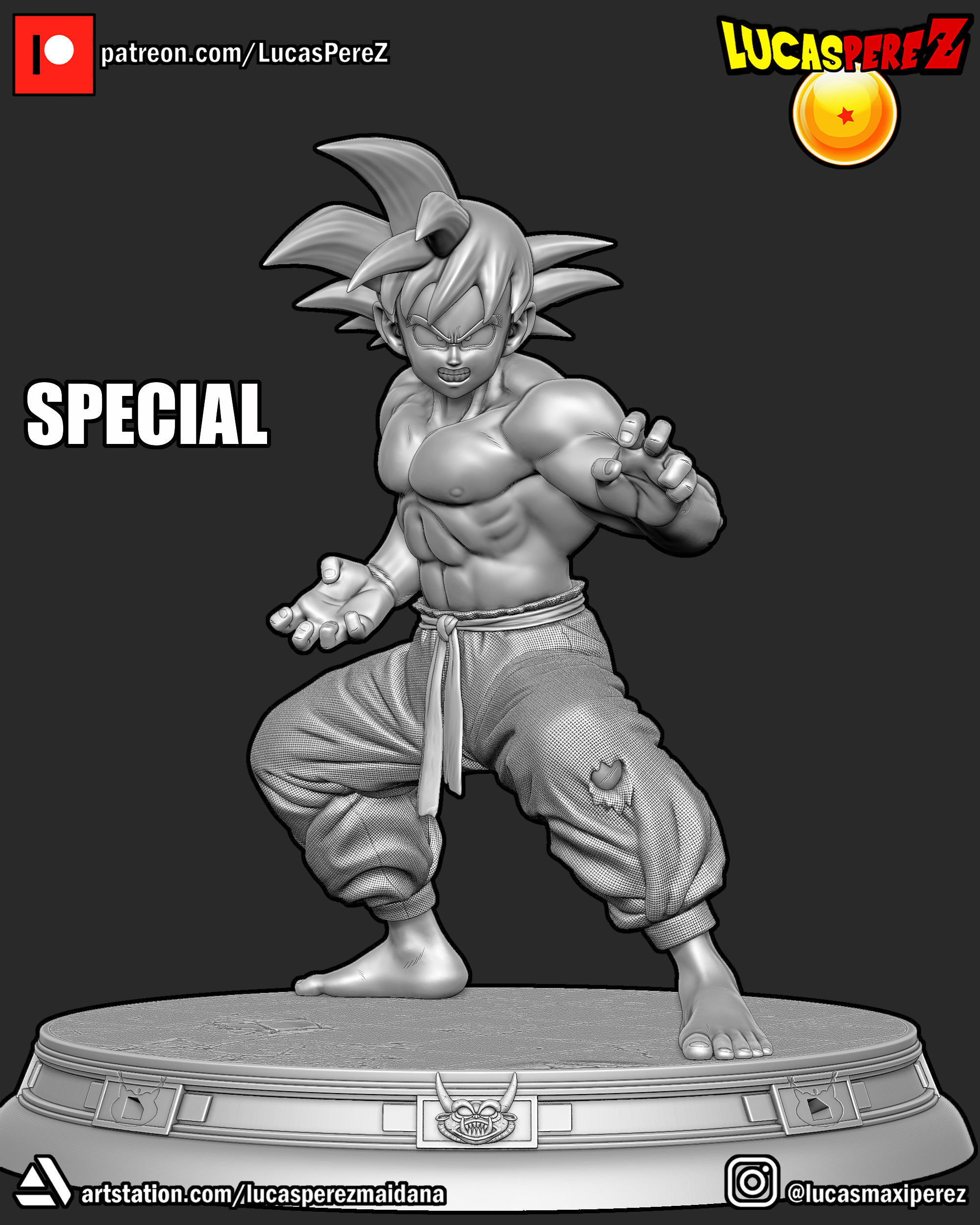 GOKU TORNEO 3D print model_9