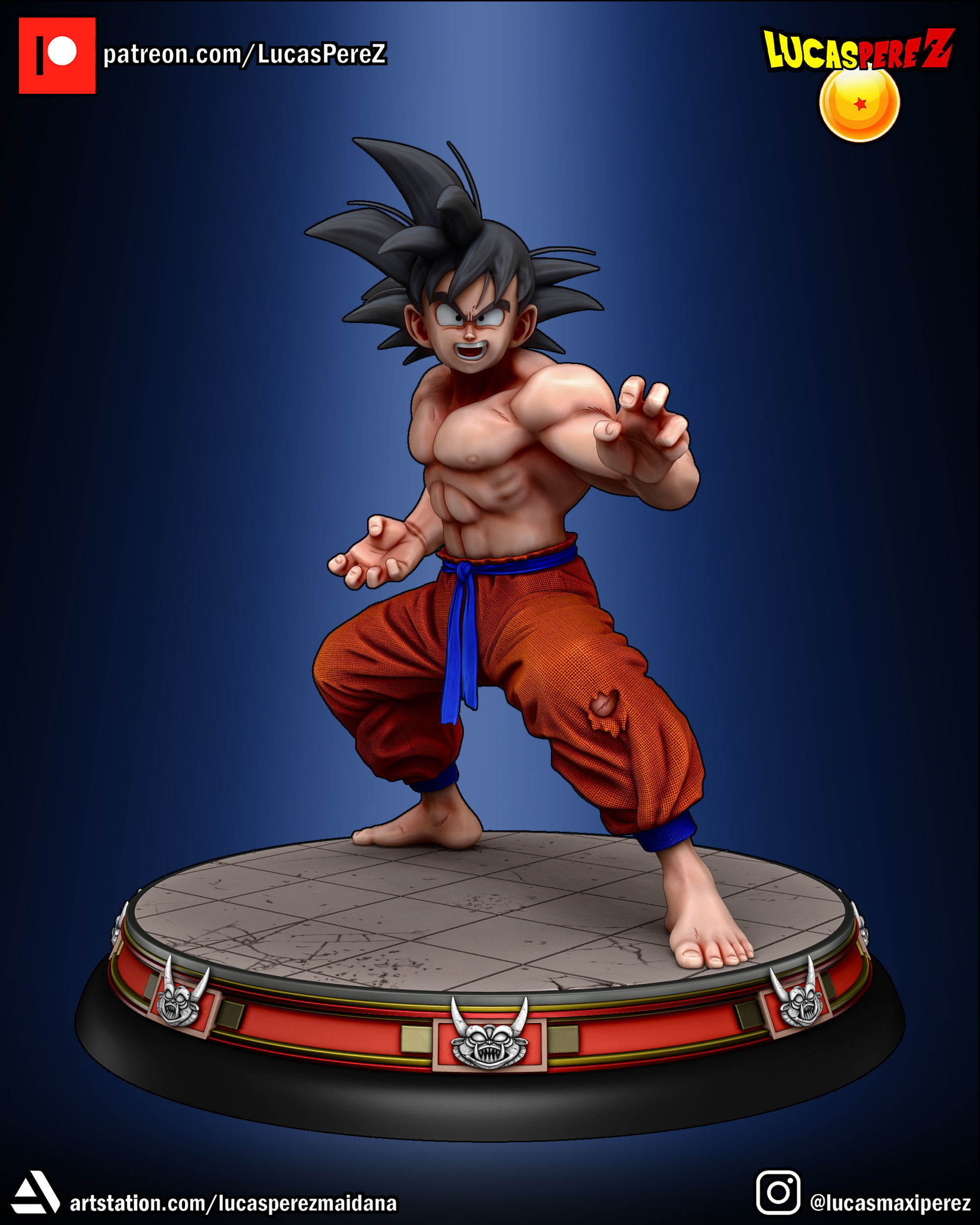 GOKU TORNEO 3D print model_1