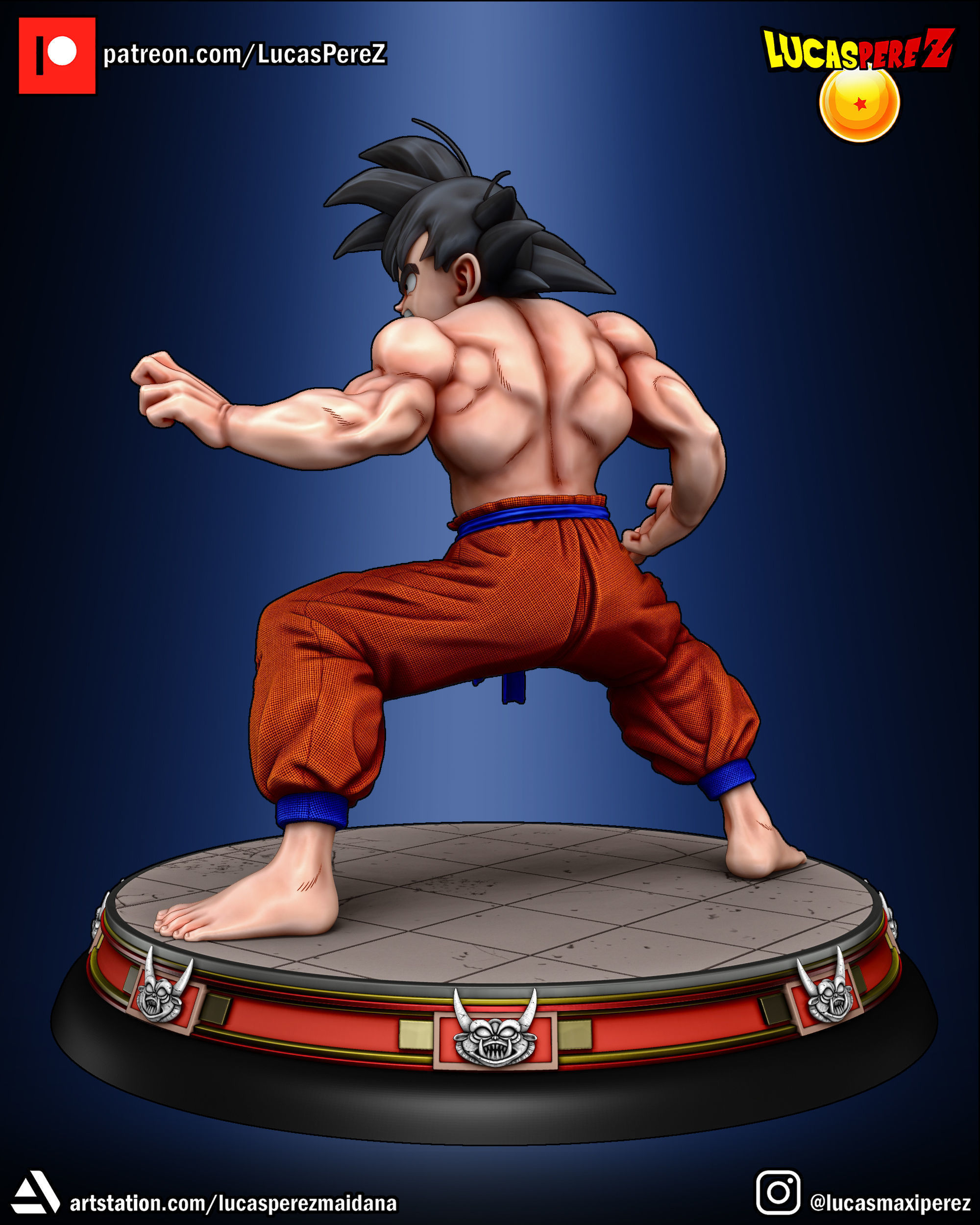 GOKU TORNEO 3D print model_3