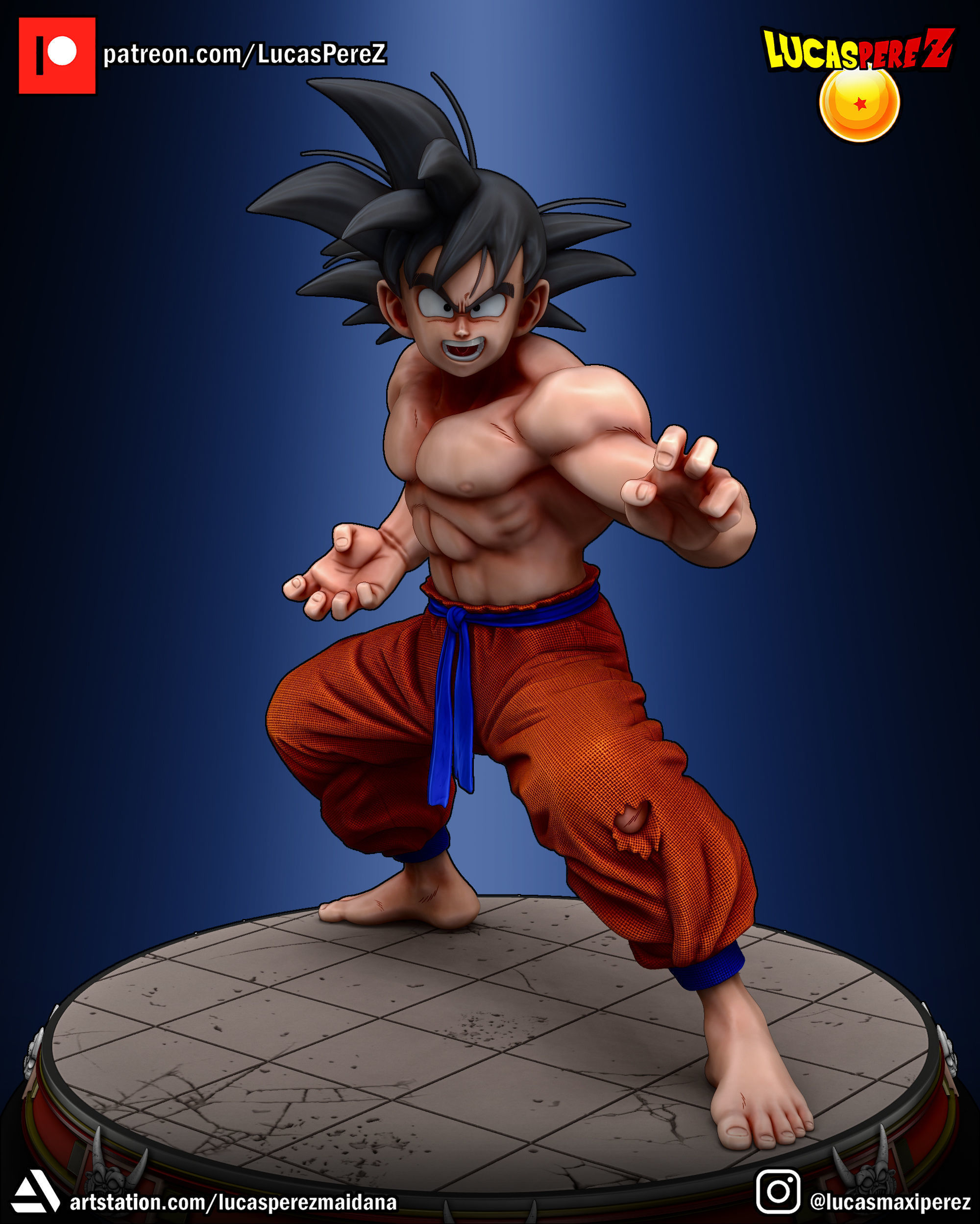GOKU TORNEO 3D print model_6