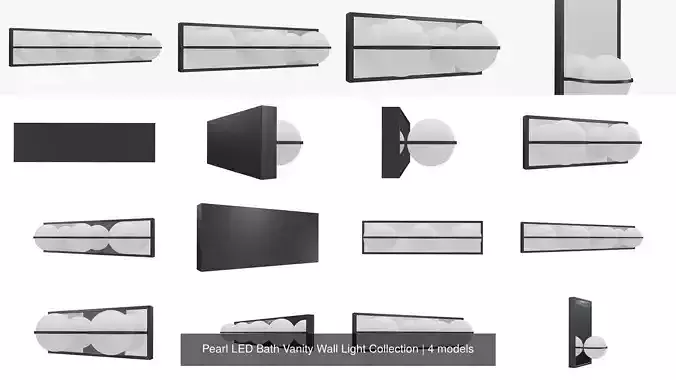 Pearl LED Bath Vanity Wall Light Collection