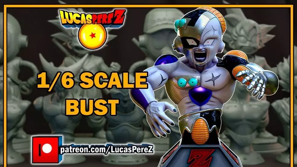 MECHA FREEZER BUSTO 3D print model