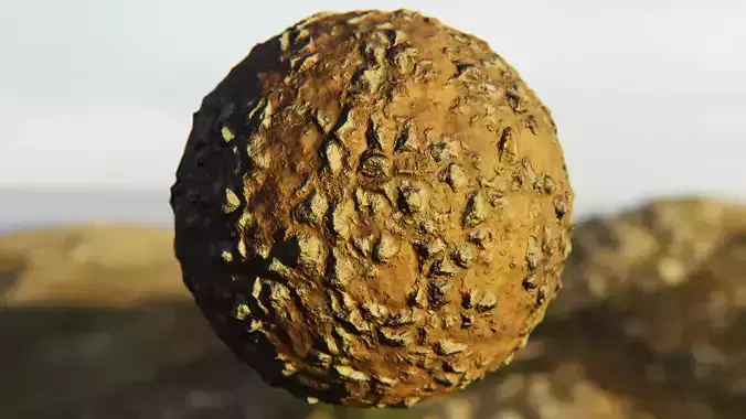 Photoreal Procedural Rocky Ground Material - Blender Texture