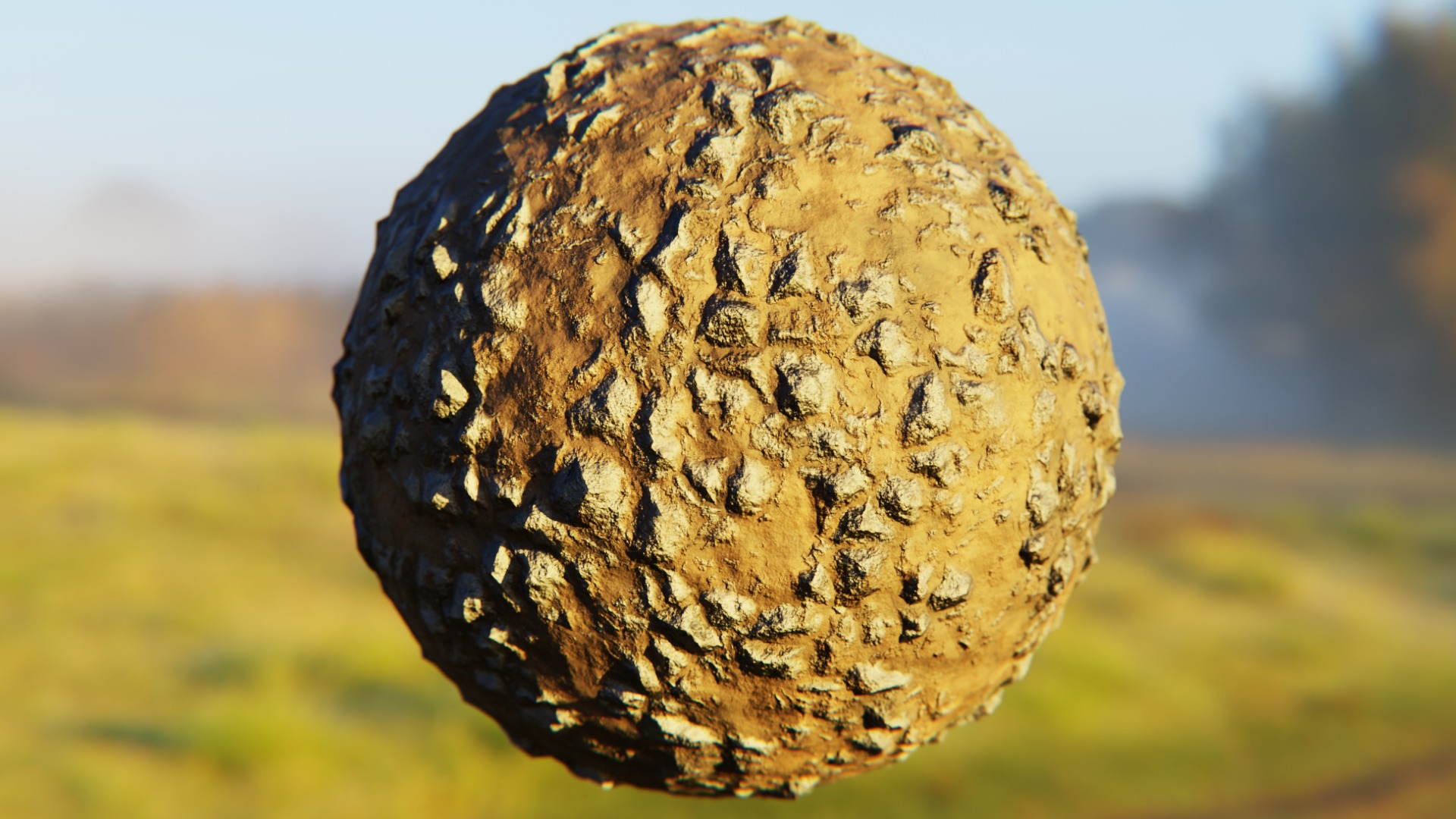 Photoreal Procedural Rocky Ground Material - Blender Texture_3