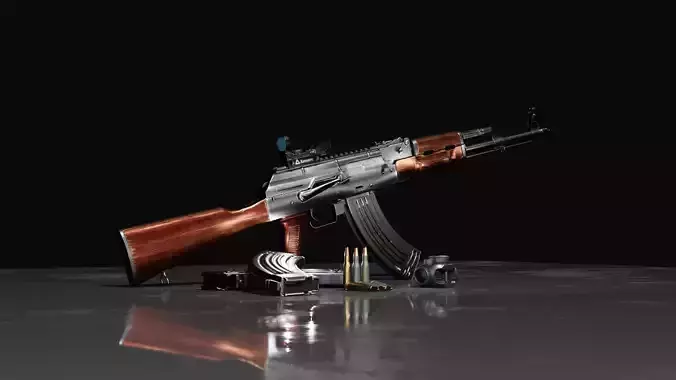 AKM Assault Rifle Gun Pack