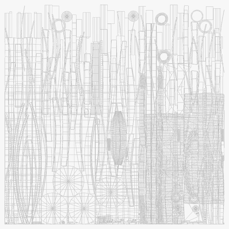 Medieval Carriage V17 Low-poly 3D model_10