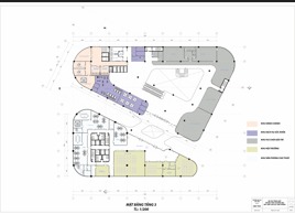 commercial center combined with office buildings 3D model_6