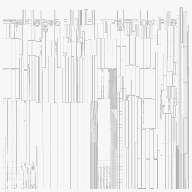 Medieval Carriage V20 Low-poly 3D model_10