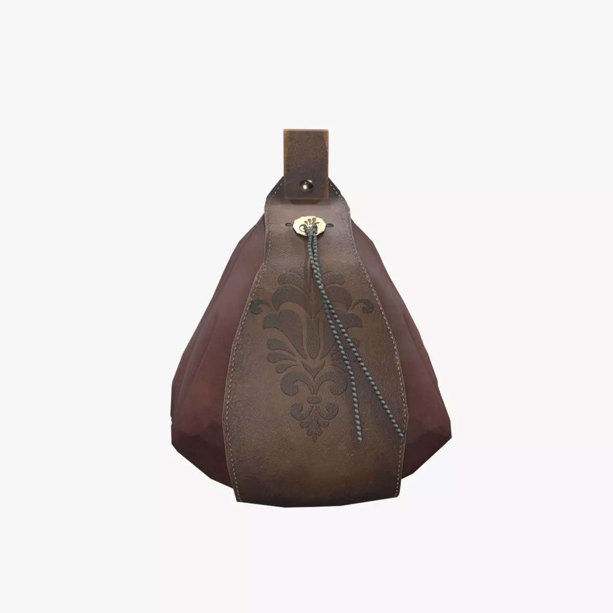 Bag V02 Low-poly 3D model_0