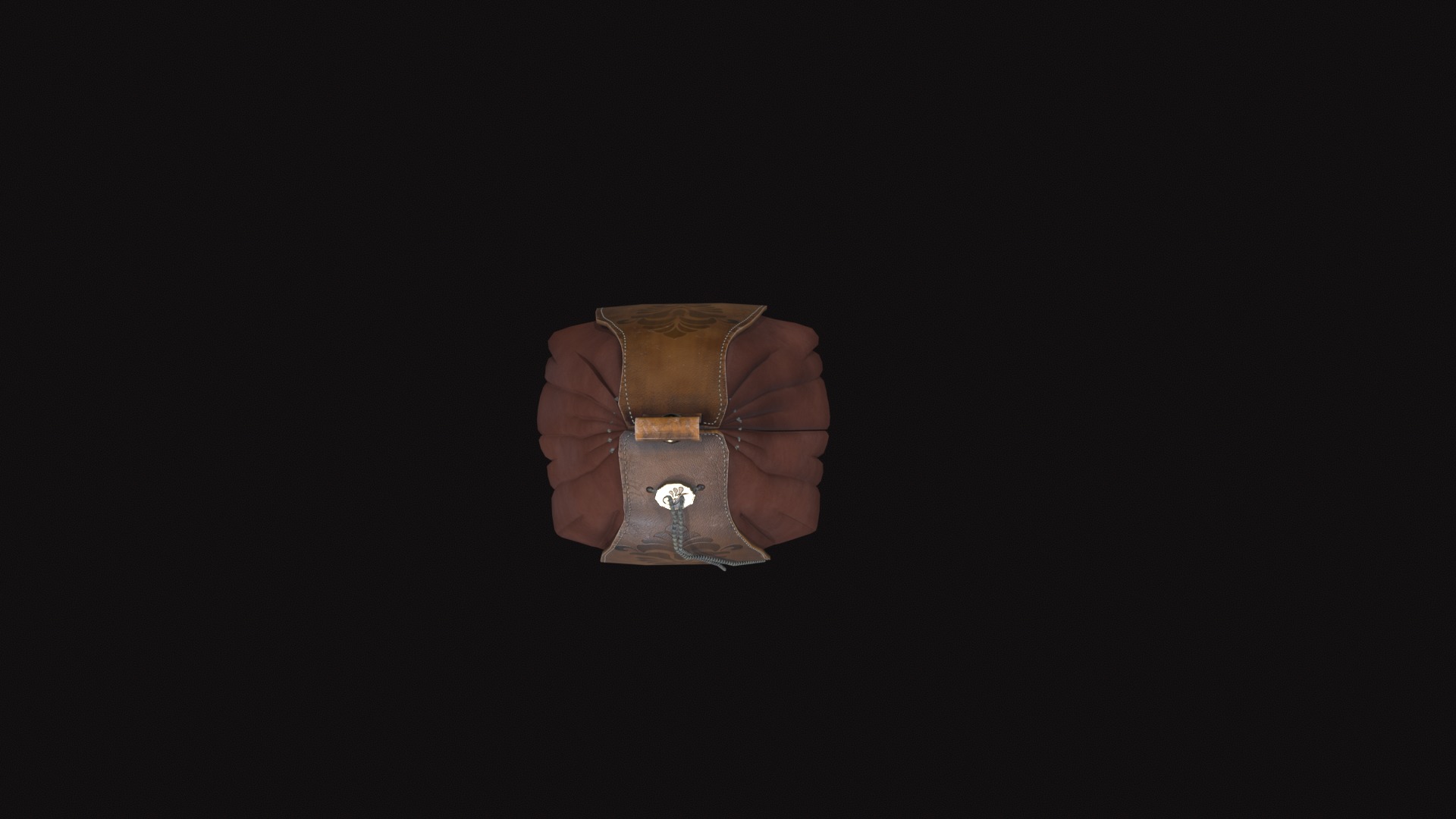 Bag V02 Low-poly 3D model_4