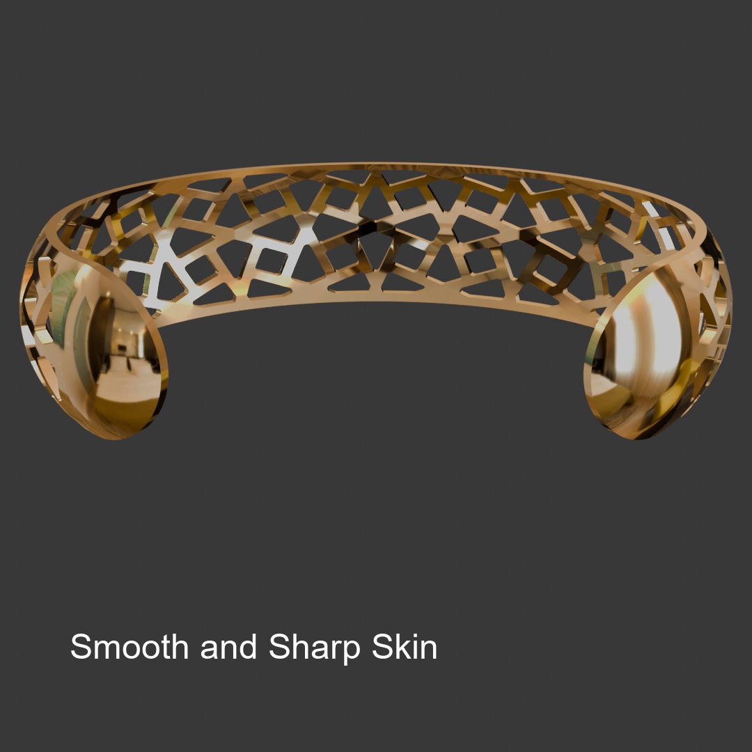 Bangle 001 3D print model_3