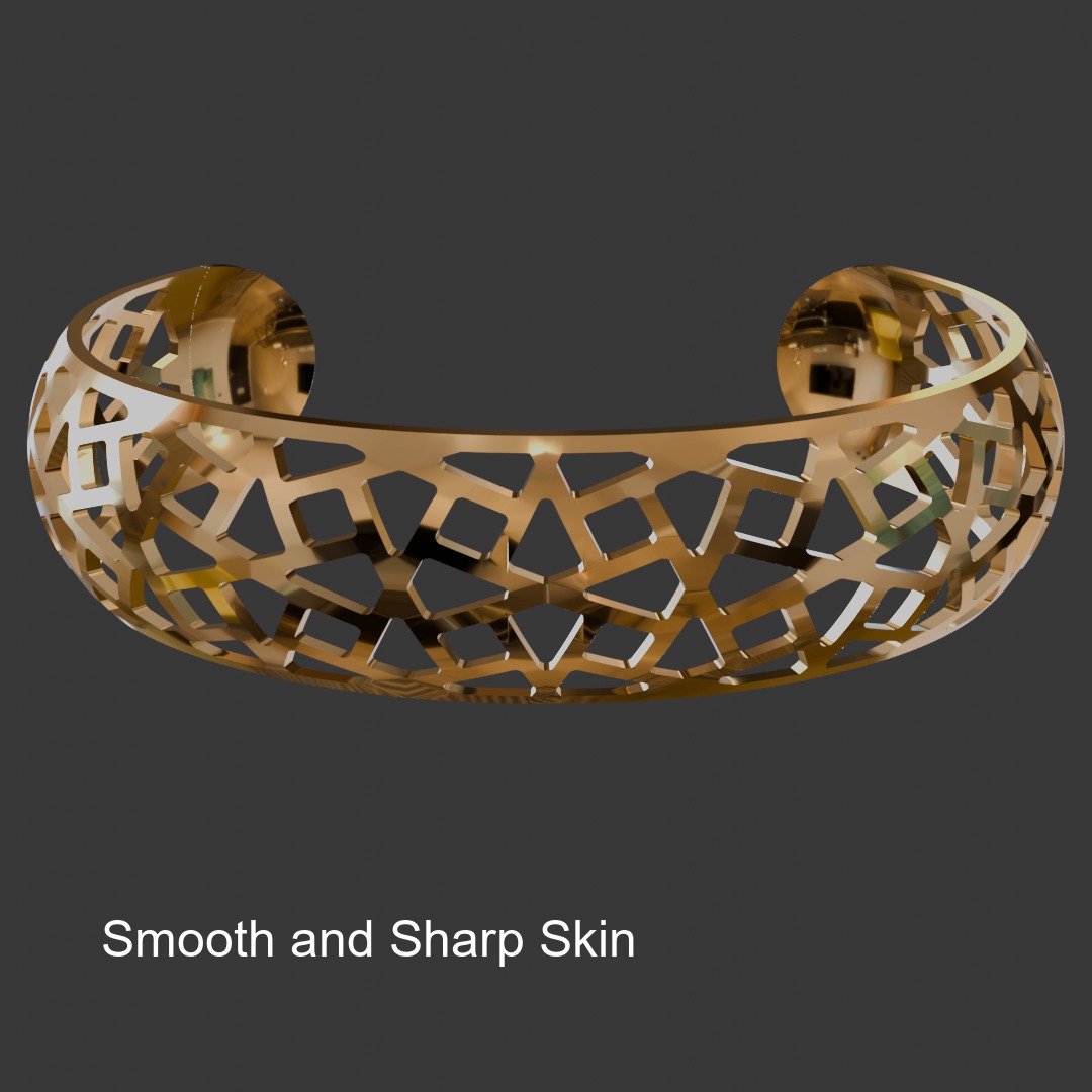 Bangle 001 3D print model_2