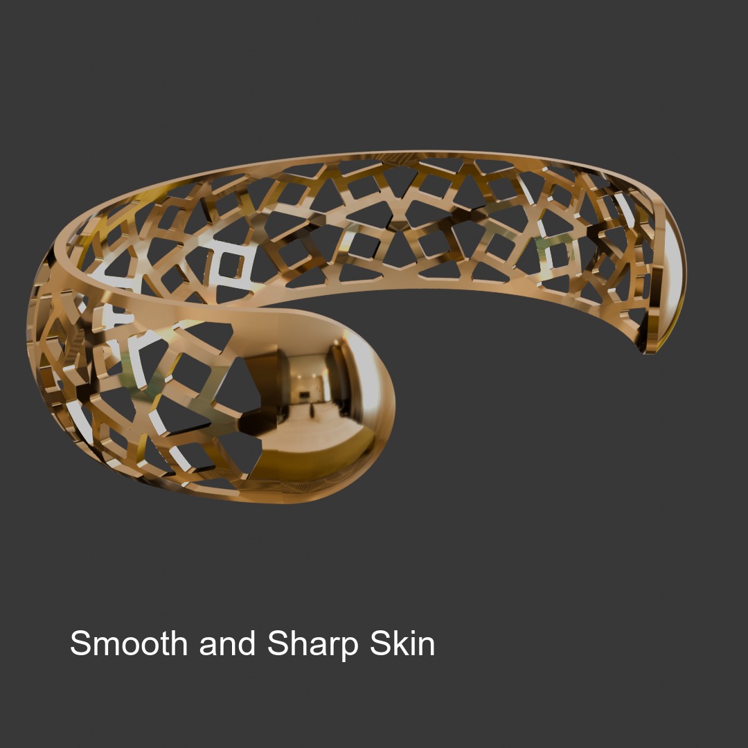 Bangle 001 3D print model_1