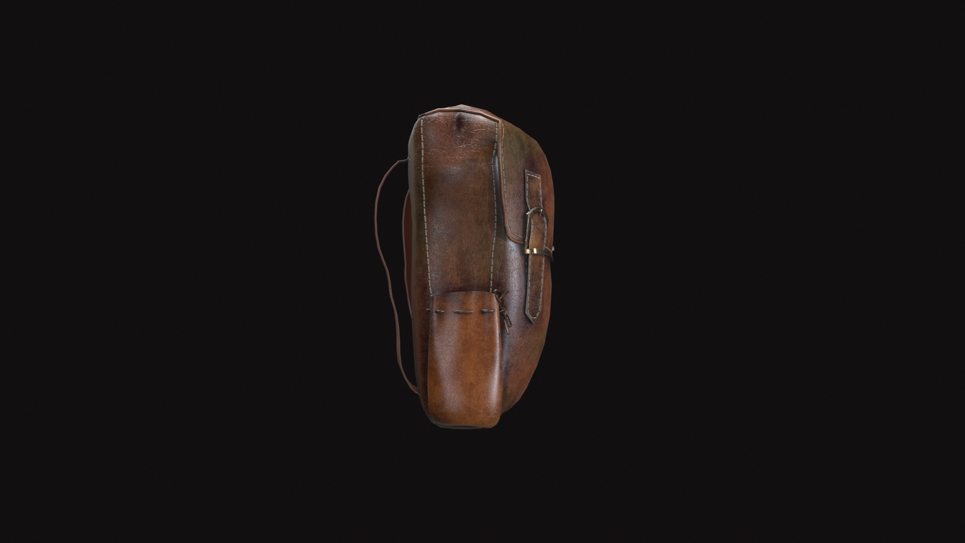 Bag V06 Low-poly 3D model_4