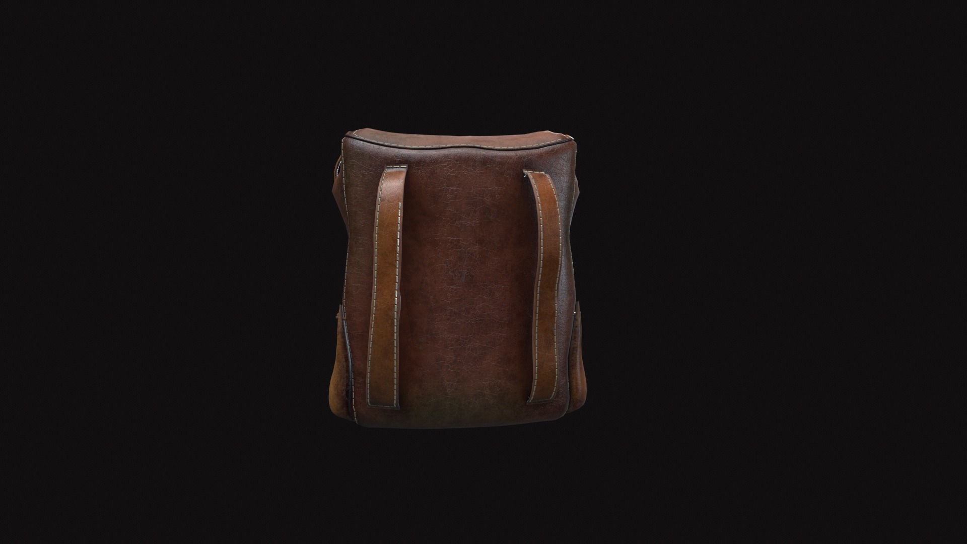 Bag V06 Low-poly 3D model_7