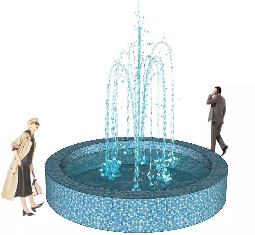 Fountain Free 3D model