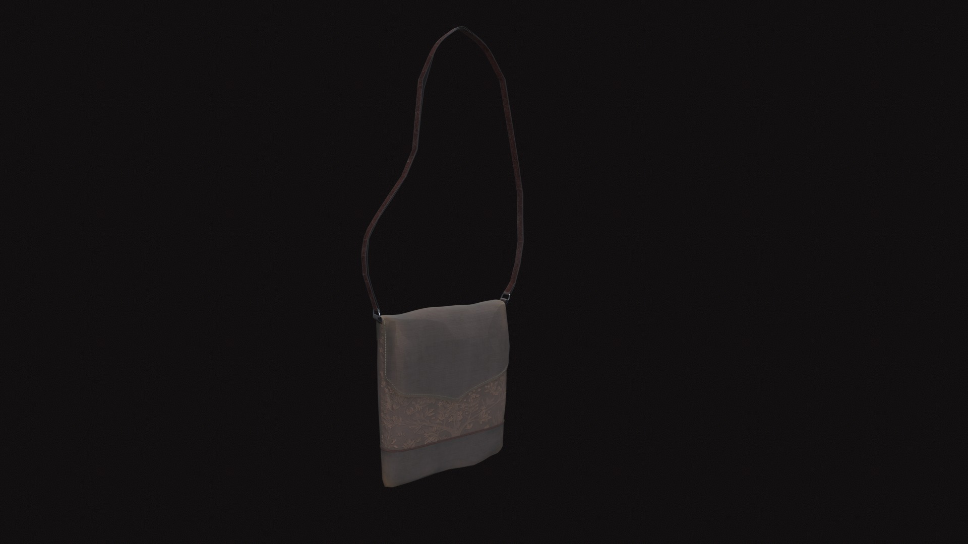 Bag V17 Low-poly 3D model_2