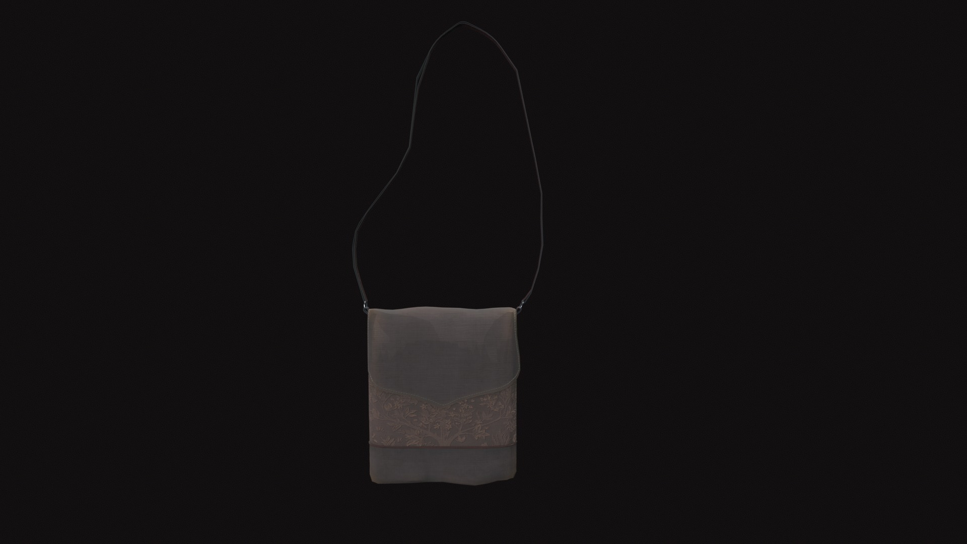Bag V17 Low-poly 3D model_6