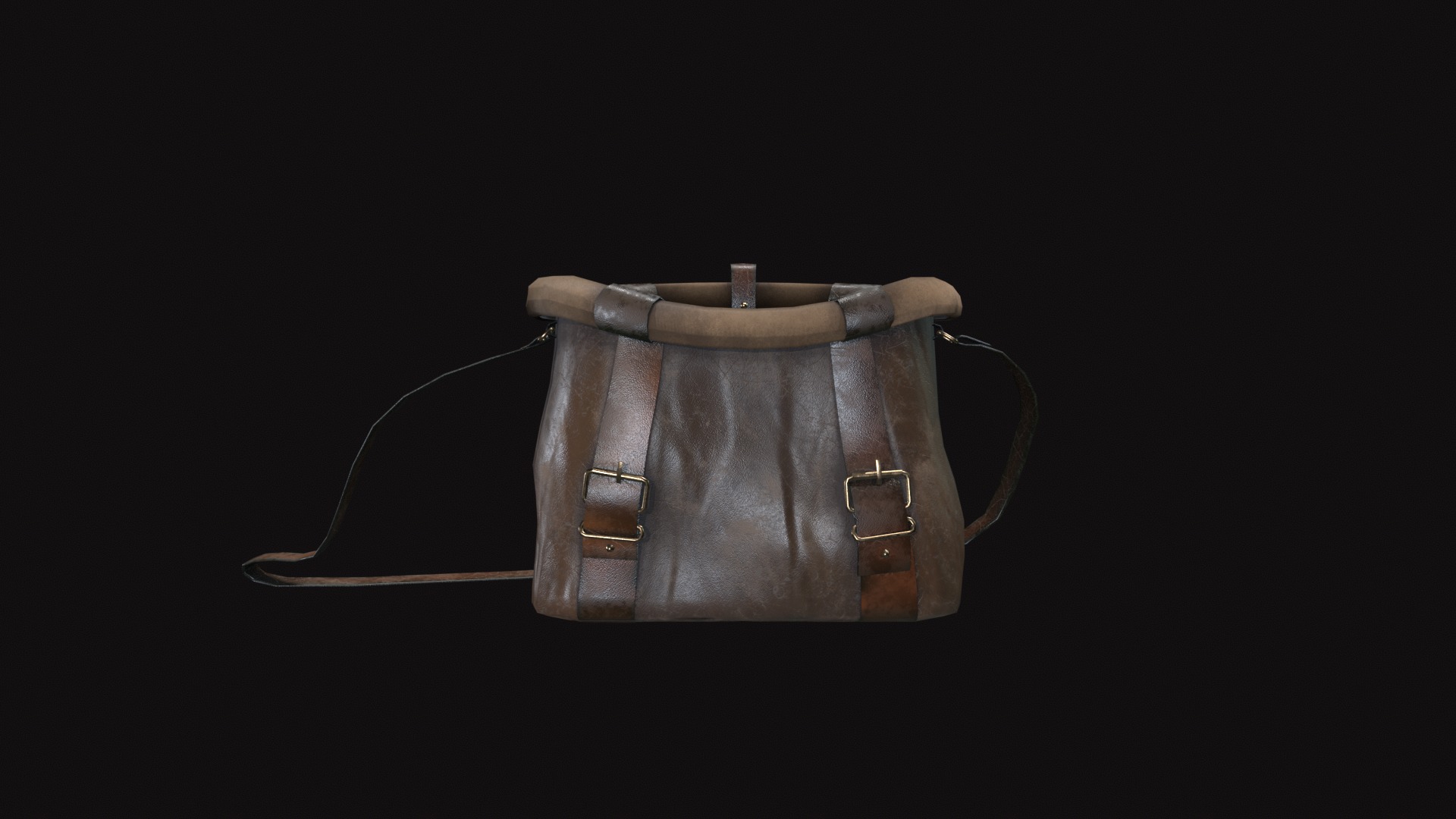 Bag V18 Low-poly 3D model_3