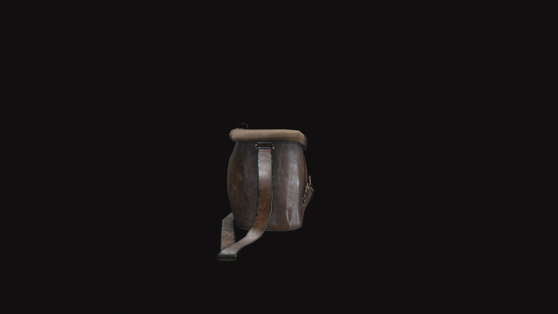 Bag V18 Low-poly 3D model_7