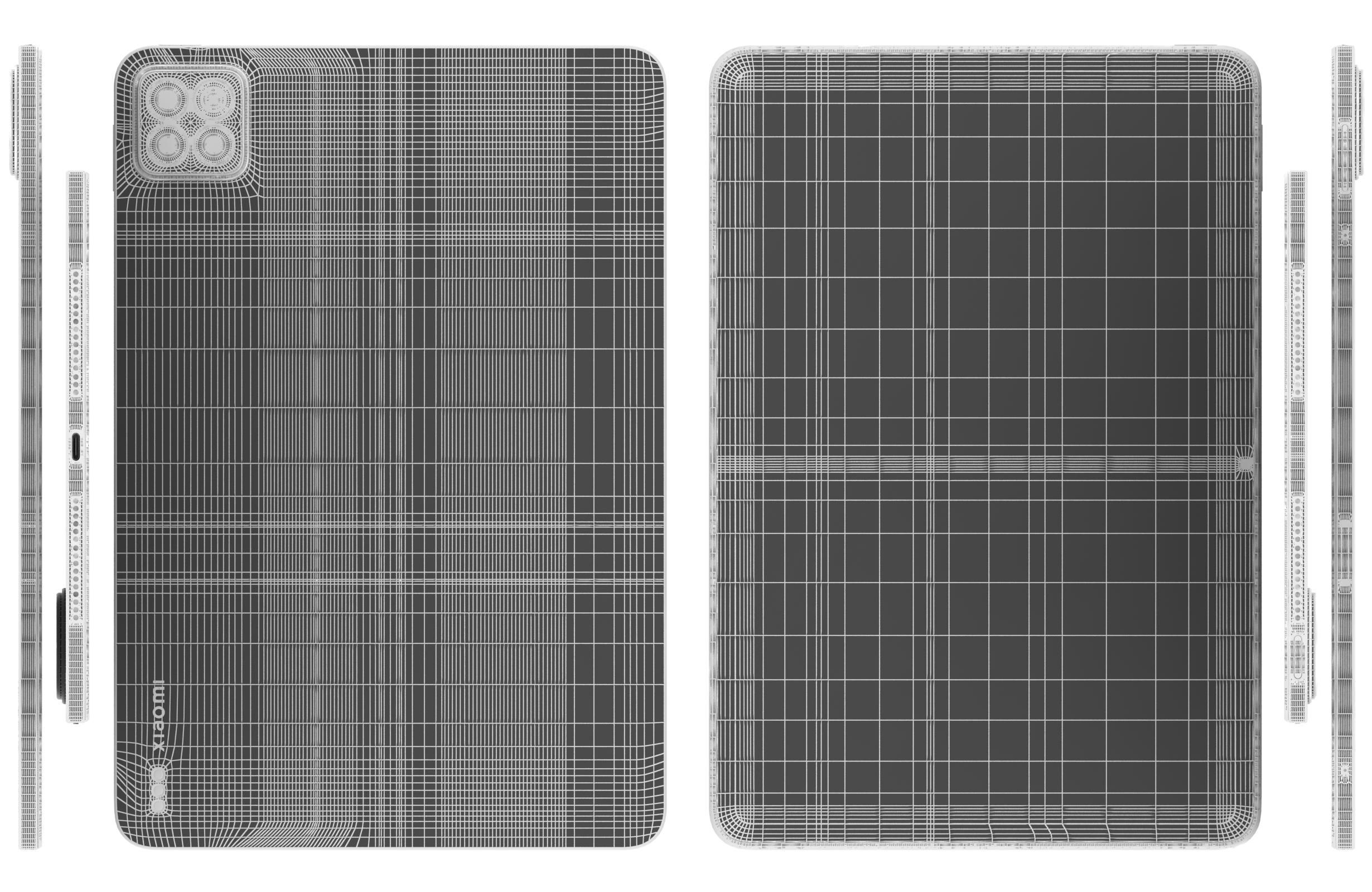 Xiaomi Pad 6S Pro 12 4 All Colors 3D model_32