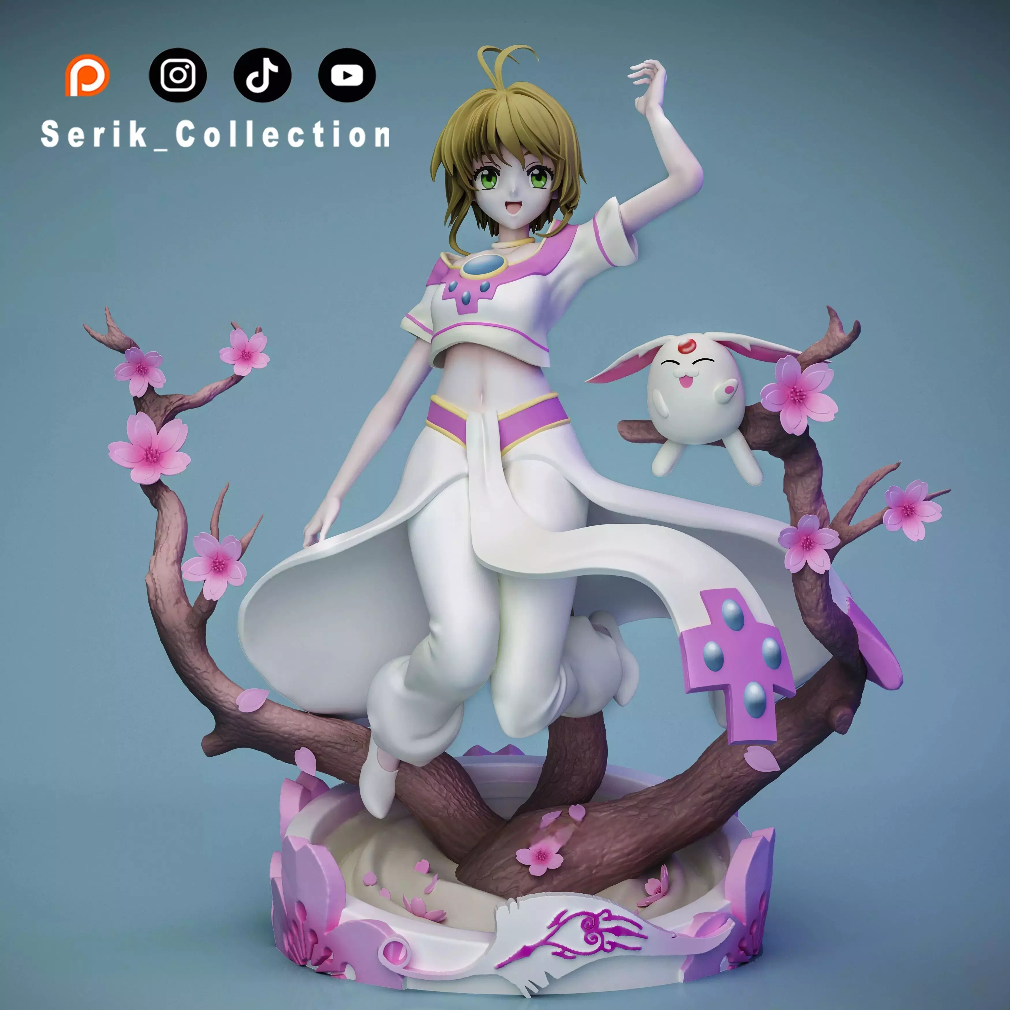 SAKURA AND MOKONA - TSUBASA RESERVOIR CHRONICLE 3D print model