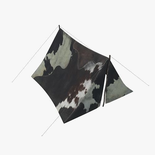 Medieval Tent V01 Low-poly 3D model