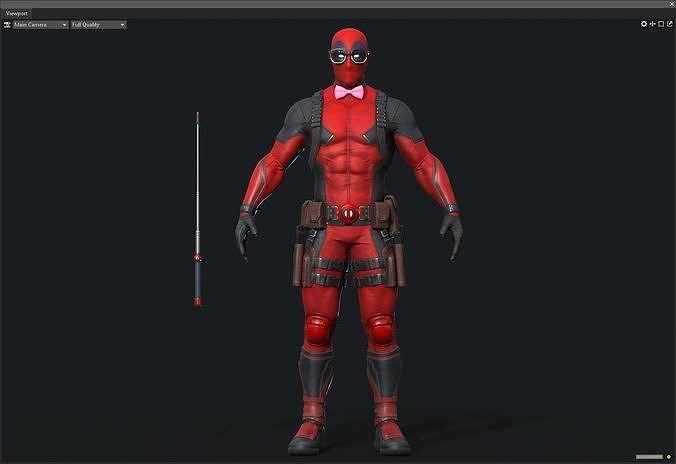 Deadpool 3D model