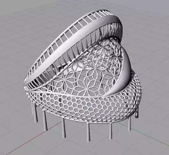 Ring middle east style  STL and 3DM