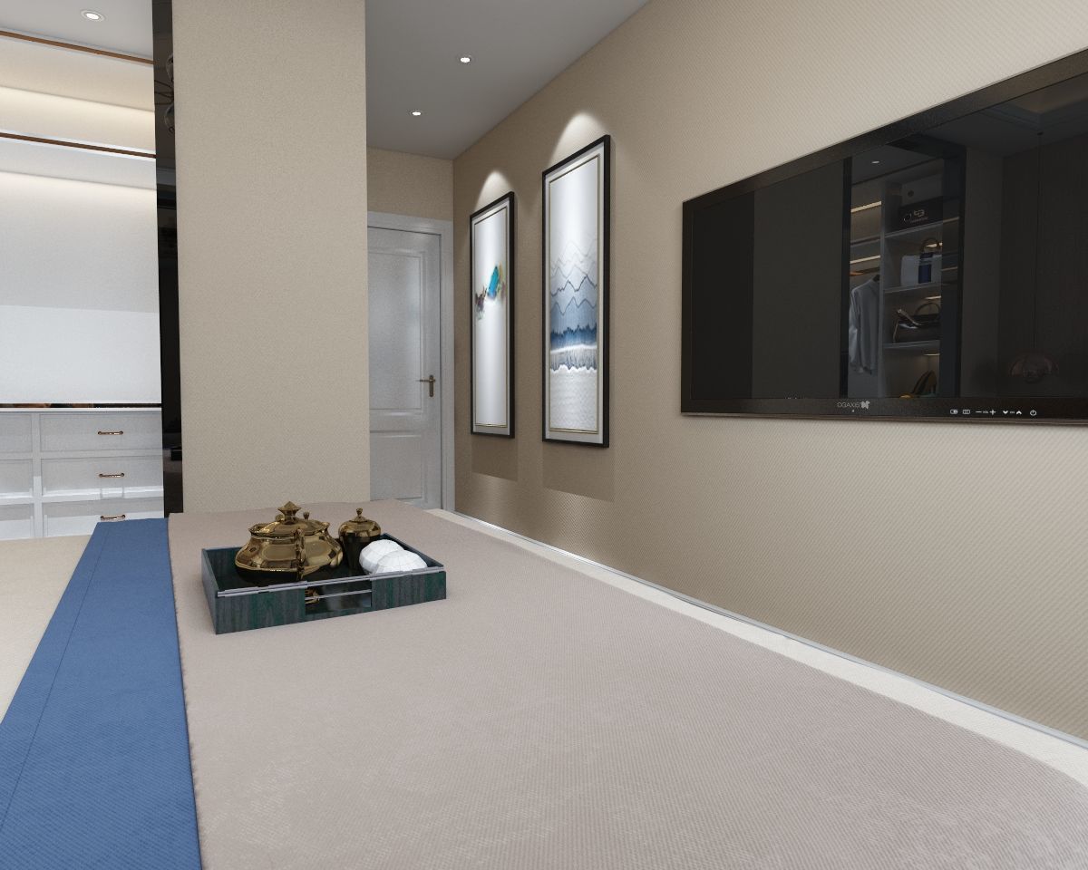 Luxurious 3D Bedroom Design 3D model_14