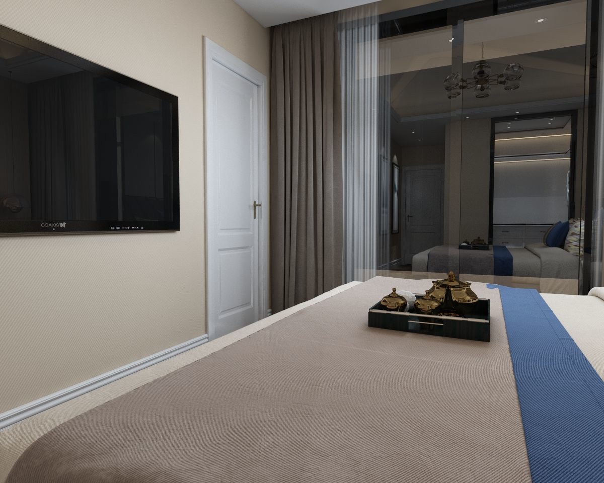 Luxurious 3D Bedroom Design 3D model_15