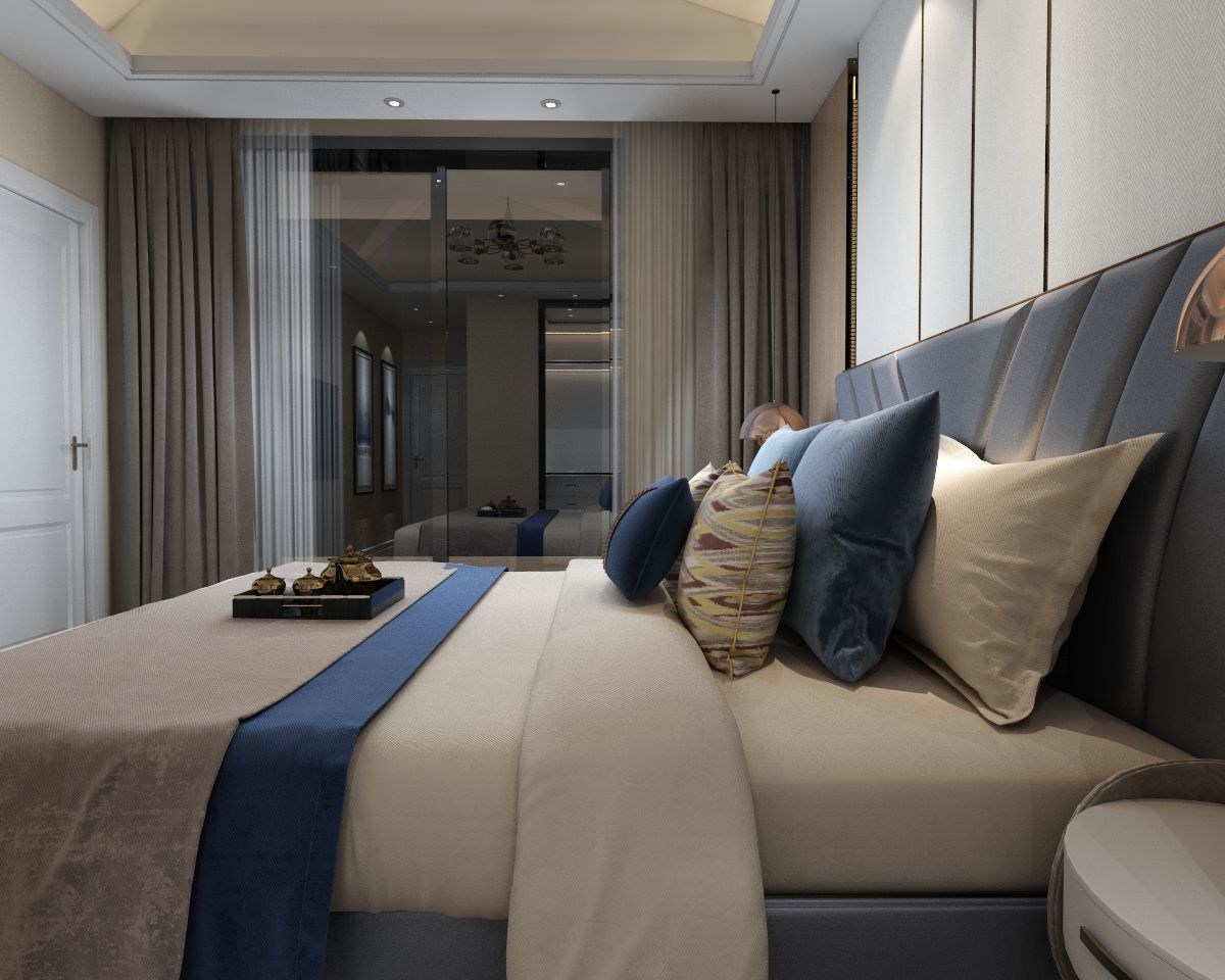 Luxurious 3D Bedroom Design 3D model_11