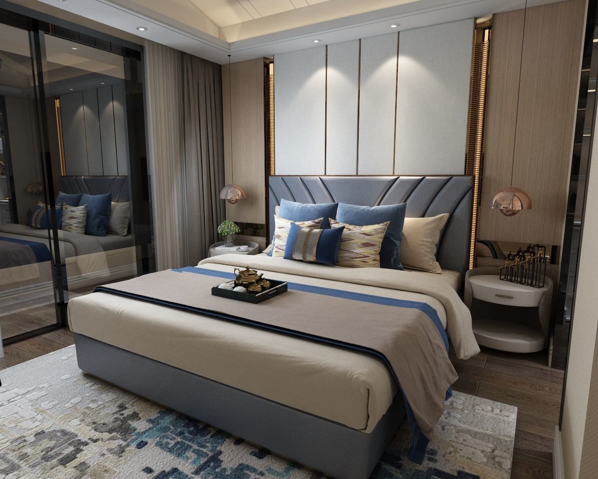 Luxurious 3D Bedroom Design 3D model_8