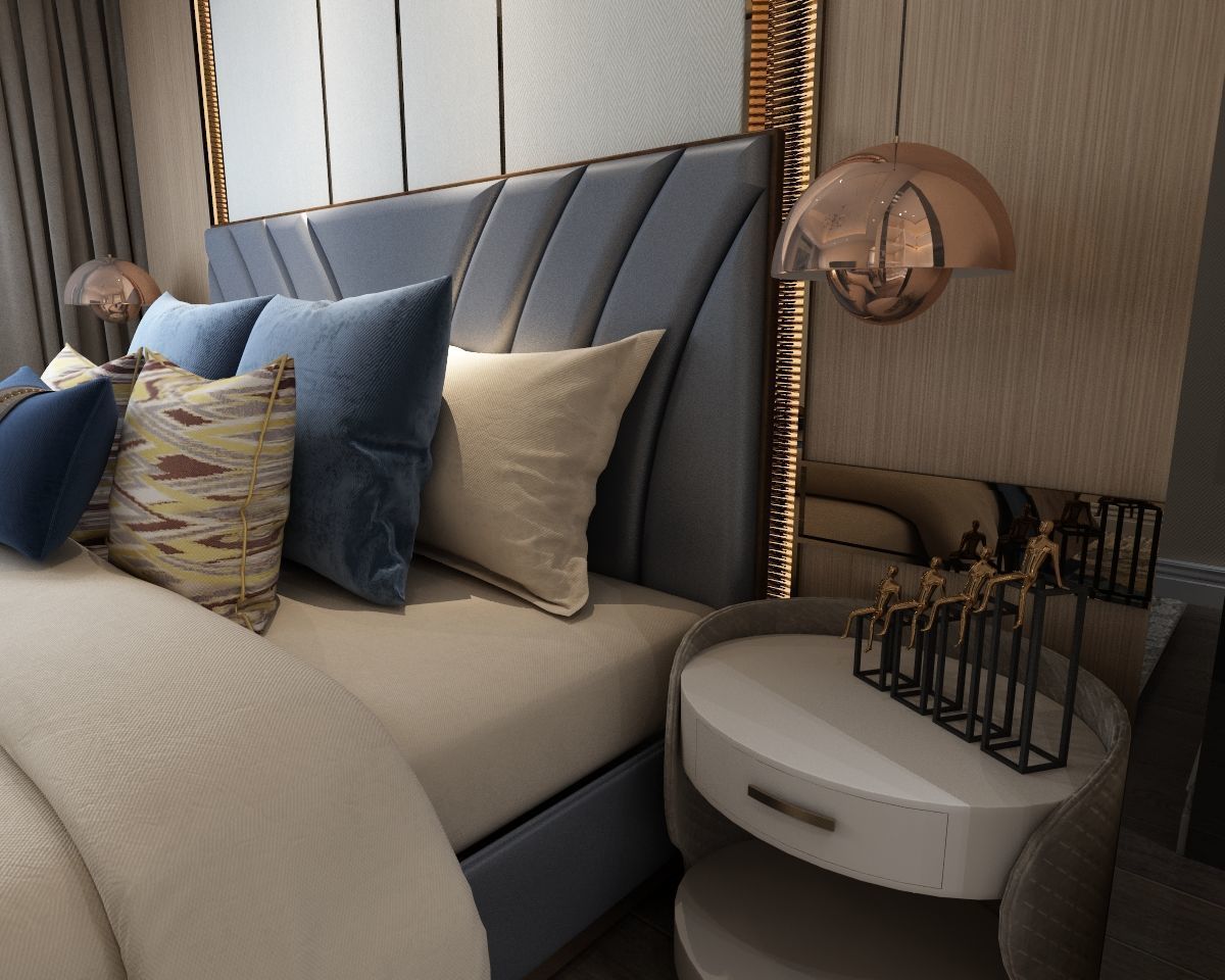 Luxurious 3D Bedroom Design 3D model_5