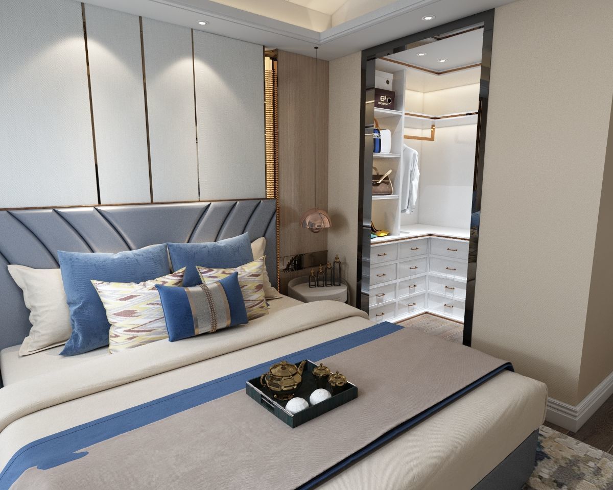 Luxurious 3D Bedroom Design 3D model_9