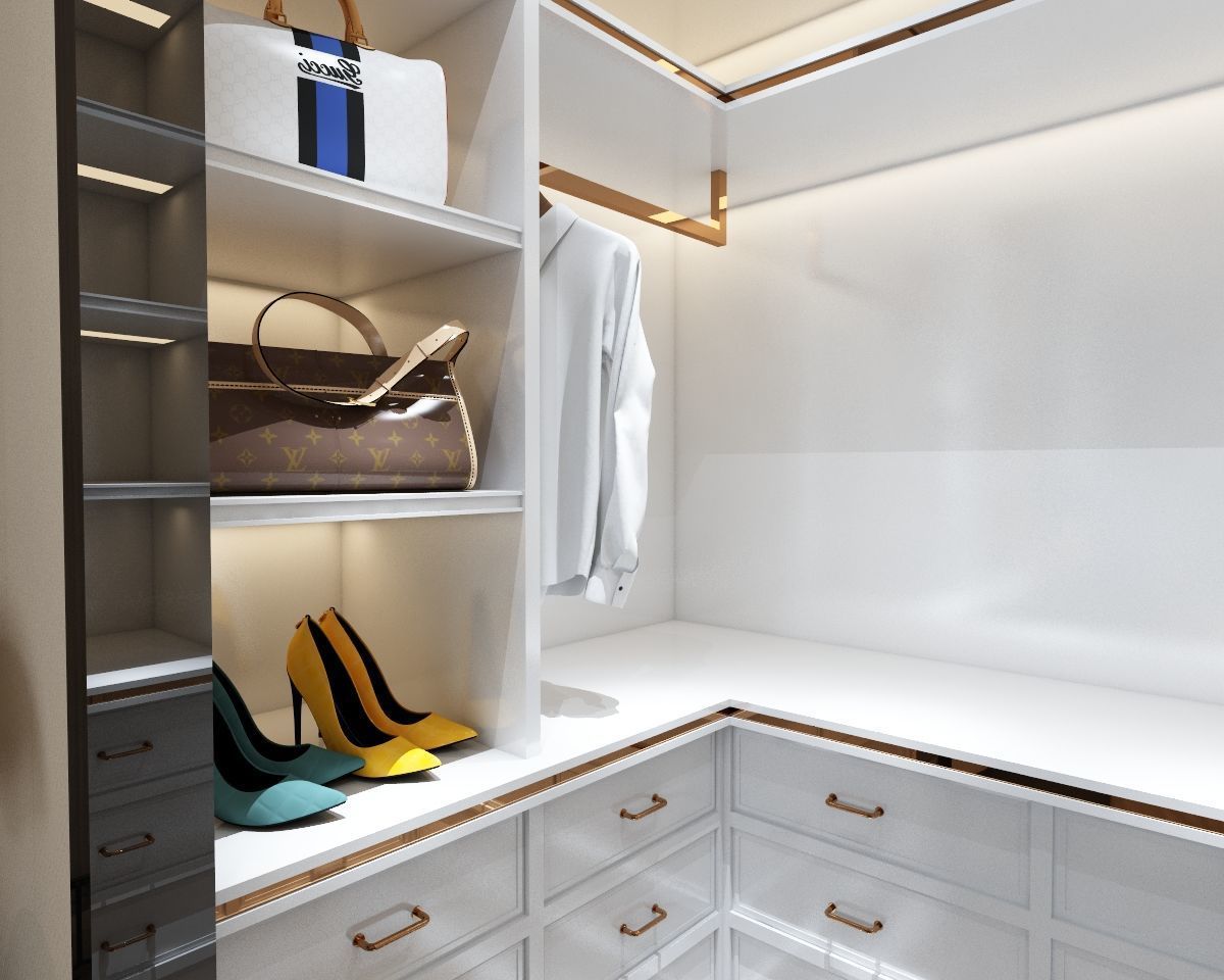 Luxurious 3D Bedroom Design 3D model_3