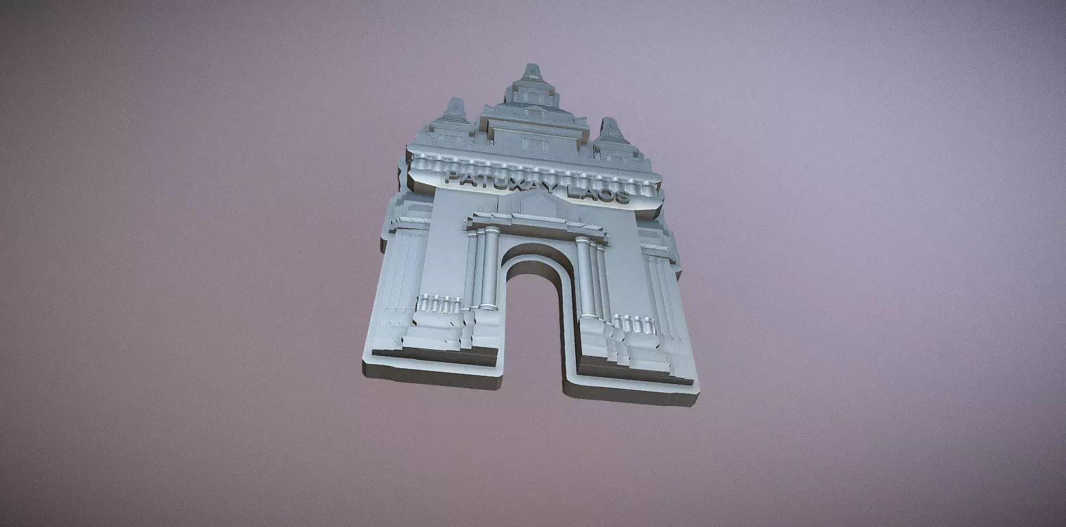Patuxay Laos - v4 3D print model